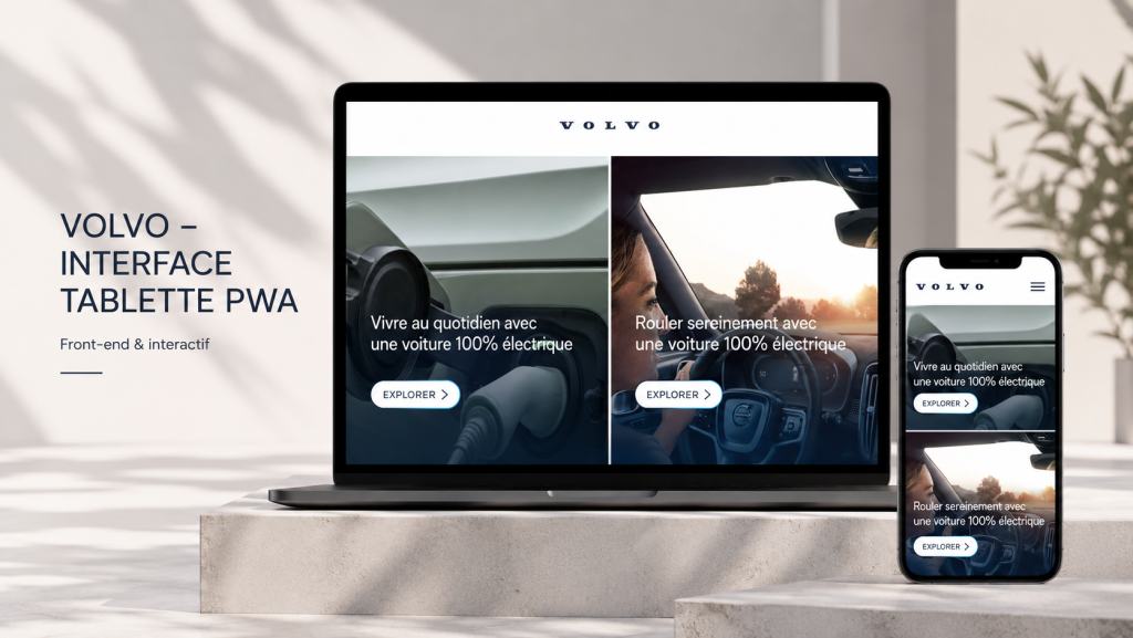 Volvo – Interface tablette PWA